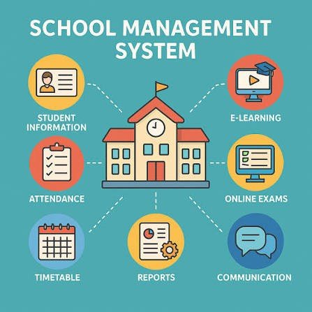 School and college management project preview